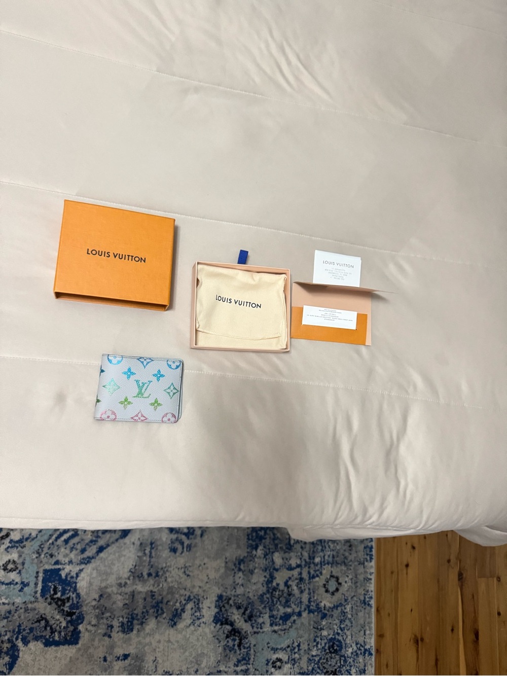 Louis Vuitton Multicolor Monogram Compact Wallet - Pastel Palette. (Limited)